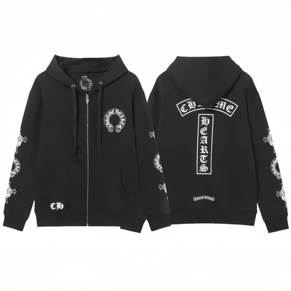 Chrome Hearts New Zip Up Hoodie -851