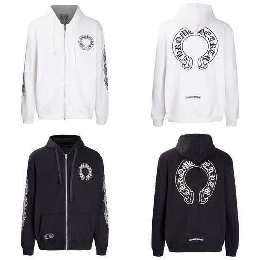 Chrome Hearts New Zip Up Hoodie -5001