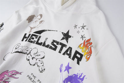 Hellstar Studios 2024 새로운 후드티 화이트