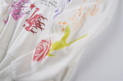 Hellstar Studios 2024 새로운 후드티 화이트