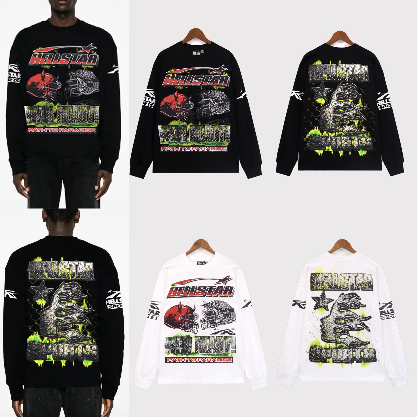 Hellstar Studios 2024 새로운 스웨트셔츠