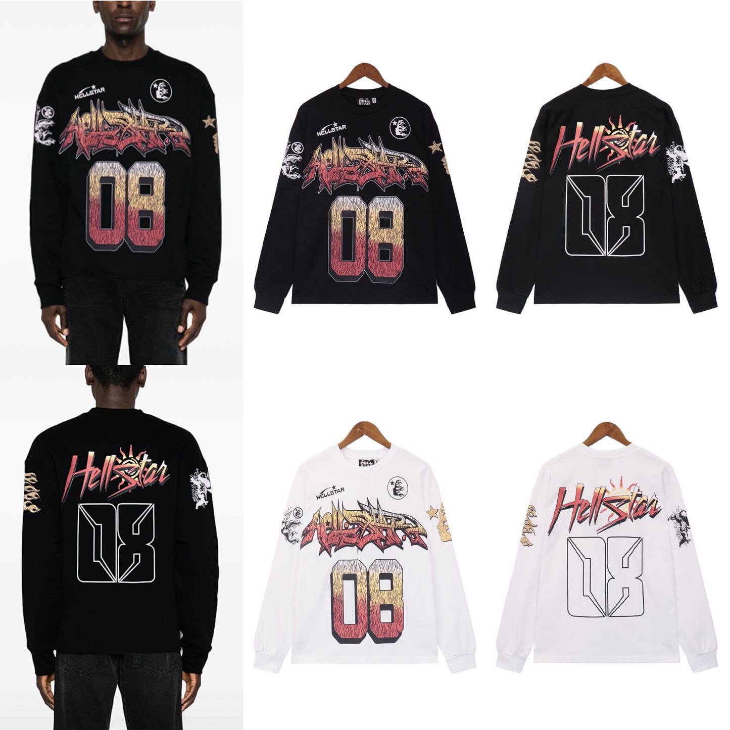 Hellstar Studios 2024 새로운 스웨트셔츠